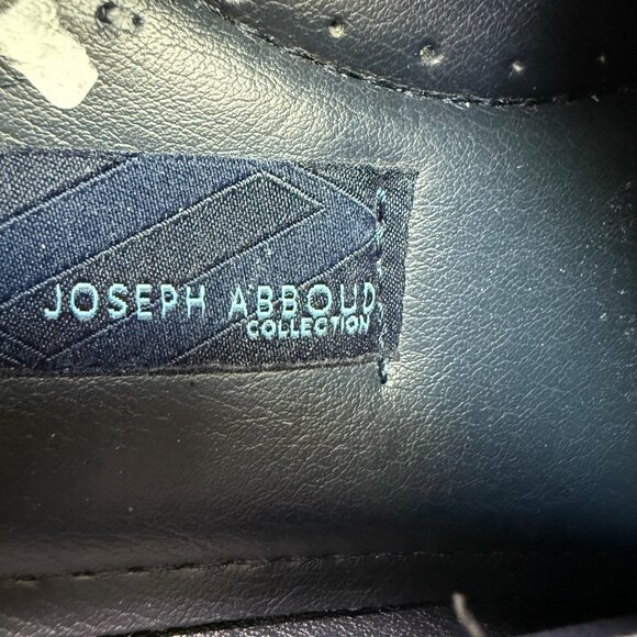 Joseph Abboud Mens Black Leather Loafers Size 9.5 - Picture 5 of 9